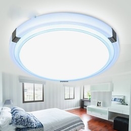Plafoniera a filo LED europea contemporanea in acrilico con 3 lampadine incluse