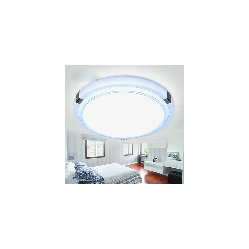 Plafoniera a filo LED europea contemporanea in acrilico con 3 lampadine incluse