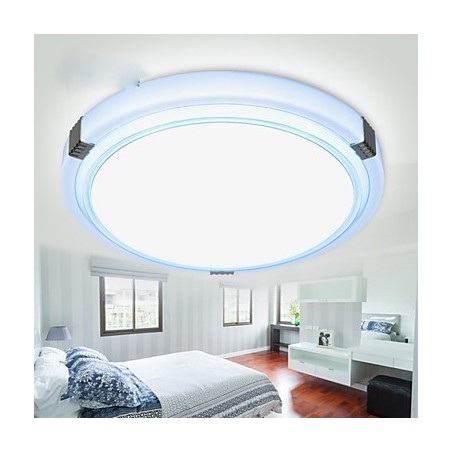 Plafoniera a filo LED europea contemporanea in acrilico con 3 lampadine incluse