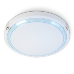Plafoniera a filo LED europea contemporanea in acrilico con 3 lampadine incluse