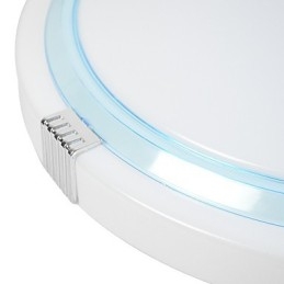Plafoniera a filo LED europea contemporanea in acrilico con 3 lampadine incluse