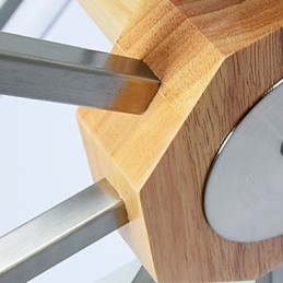 Plafoniera a filo moderna mini in bambù e legno, gialla, 2 luci E26/E27
