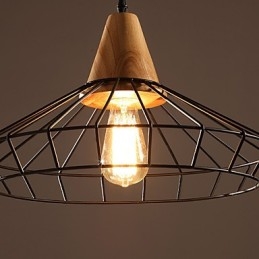 Lampadario mini tradizionale classico retrò in metallo