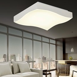Plafoniera da soffitto moderna 1 luce LED integrato 40 cm