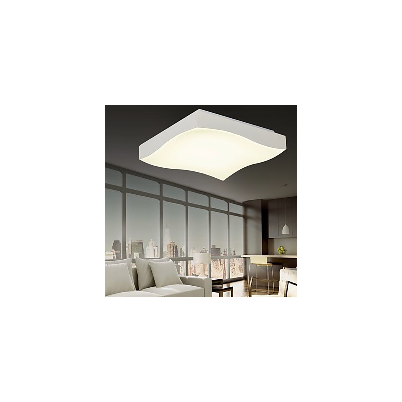 Plafoniera da soffitto moderna 1 luce LED integrato 40 cm