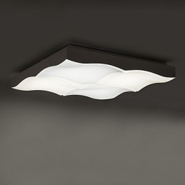 Plafoniera da soffitto moderna 1 luce LED integrato 40 cm