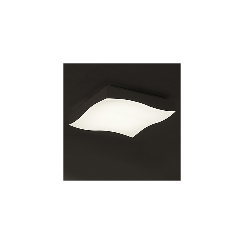 Plafoniera da soffitto moderna 1 luce LED integrato 40 cm