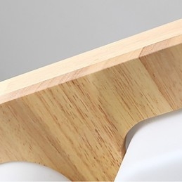 Plafoniera a filo mini moderna contemporanea in legno e bambù