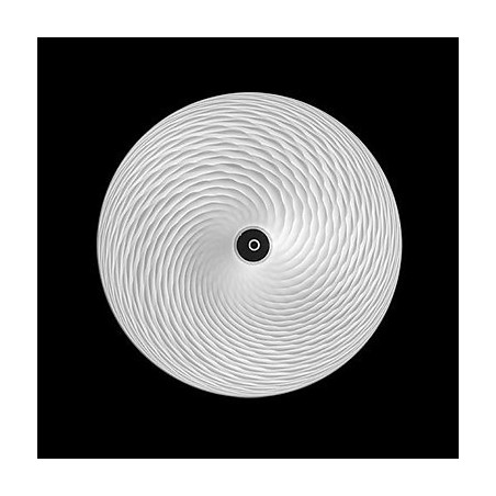 Plafoniera da montaggio a filo moderna contemporanea in metallo e vetro, 40 cm