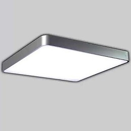 Plafoniera a filo moderna contemporanea in metallo, LED integrato 18 W, 45 cm