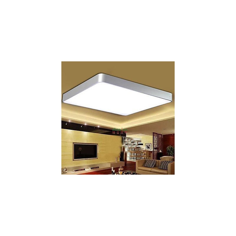Plafoniera a filo moderna contemporanea in metallo, LED integrato 18 W, 45 cm