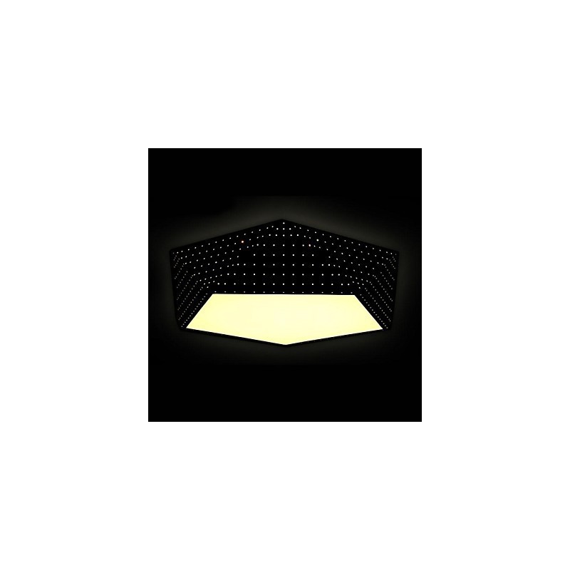 Plafoniera a filo in metallo nero moderno contemporaneo E26/E27 1 lampadina