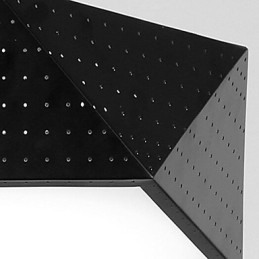 Plafoniera a filo in metallo nero moderno contemporaneo E26/E27 1 lampadina