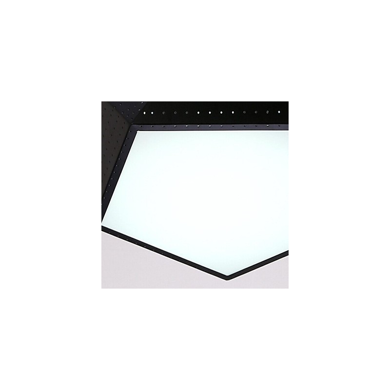 Plafoniera a filo in metallo nero moderno contemporaneo E26/E27 1 lampadina
