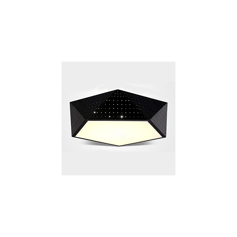 Plafoniera a filo in metallo nero moderno contemporaneo E26/E27 1 lampadina