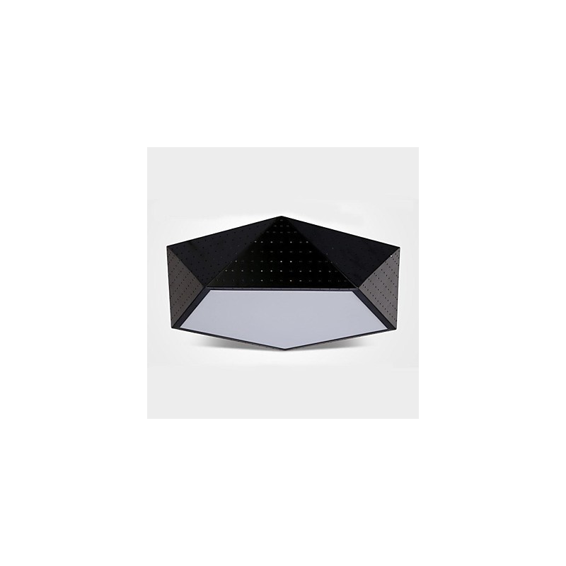 Plafoniera a filo in metallo nero moderno contemporaneo E26/E27 1 lampadina