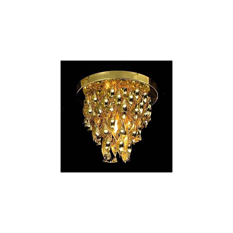 Plafoniera a filo mini moderna contemporanea oro