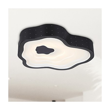 Plafoniera LED da soffitto moderna irregolare nera e bianca 40 cm
