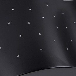 Plafoniera LED da soffitto moderna irregolare nera e bianca 40 cm