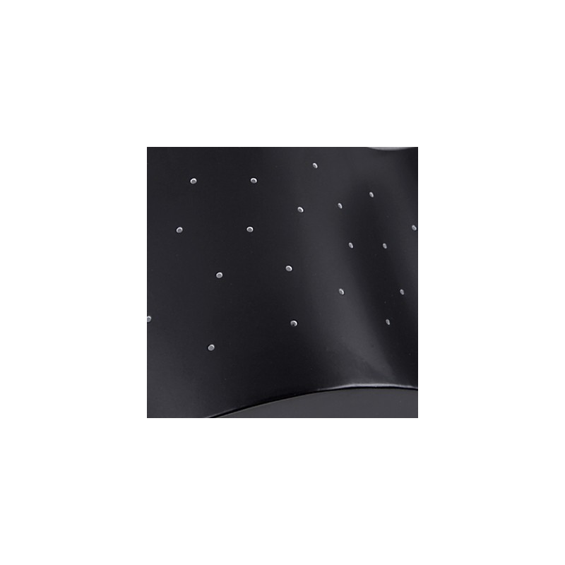 Plafoniera LED da soffitto moderna irregolare nera e bianca 40 cm