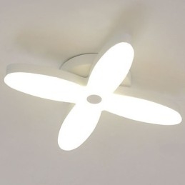 Plafoniera LED a filo moderna in metallo bianco 7 W