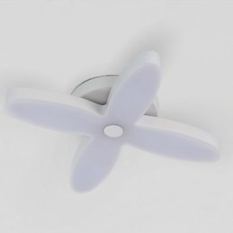 Plafoniera LED a filo moderna in metallo bianco 7 W