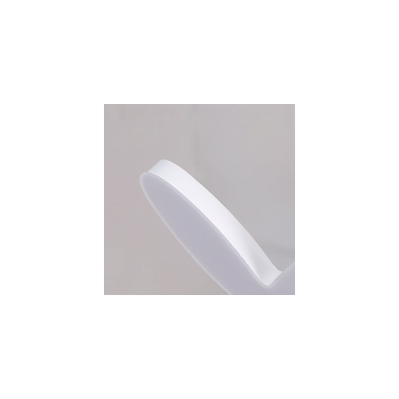 Plafoniera LED a filo moderna in metallo bianco 7 W