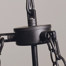 Lampadario mini vintage classico tradizionale elettrolitico in vetro trasparente