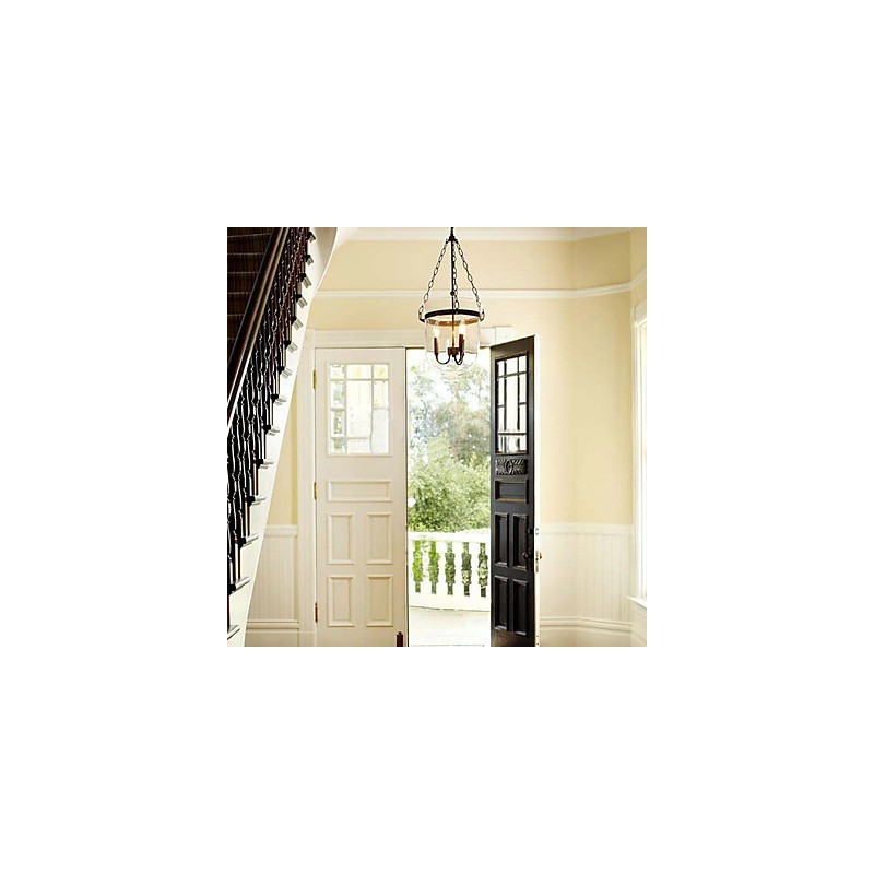 Lampadario mini vintage classico tradizionale elettrolitico in vetro trasparente