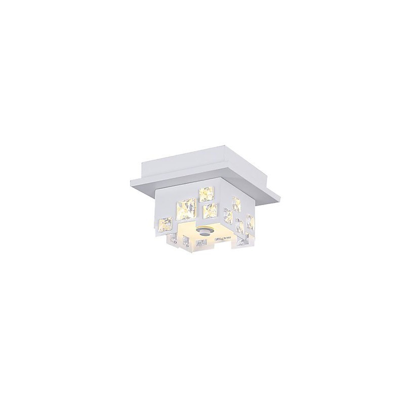 Plafoniera moderna in cristallo 1 luce LED integrato 5W