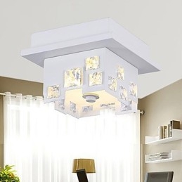 Plafoniera moderna in cristallo 1 luce LED integrato 5W