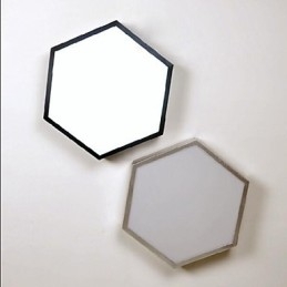 Plafoniera a filo geometrica esagonale