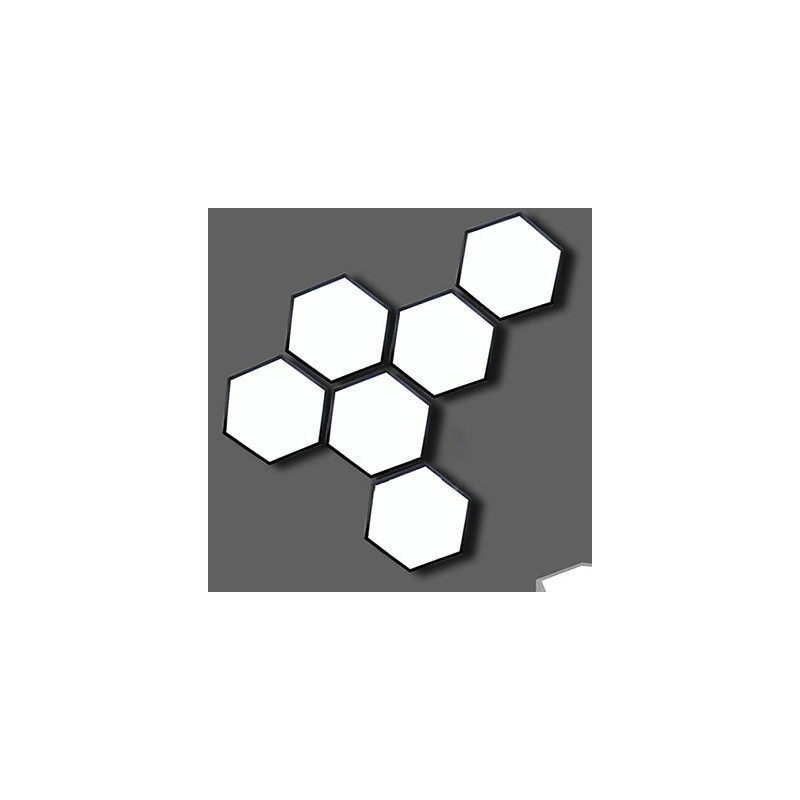 Plafoniera a filo geometrica esagonale