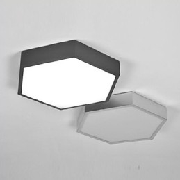Plafoniera a filo geometrica esagonale
