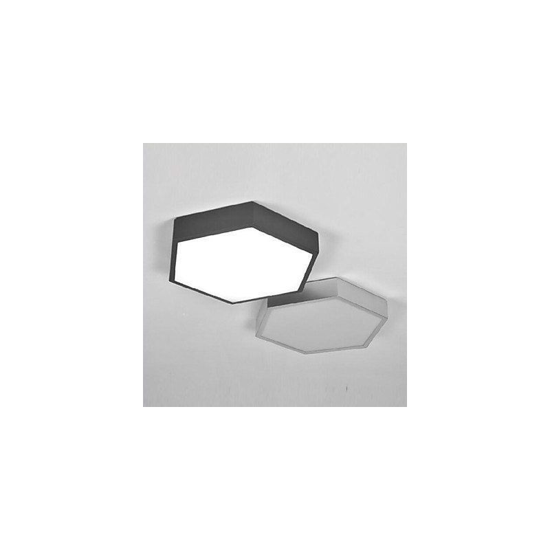 Plafoniera a filo geometrica esagonale