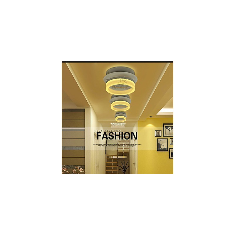 Lampada a sospensione LED moderna in acrilico bianco caldo 90 lm 12 W