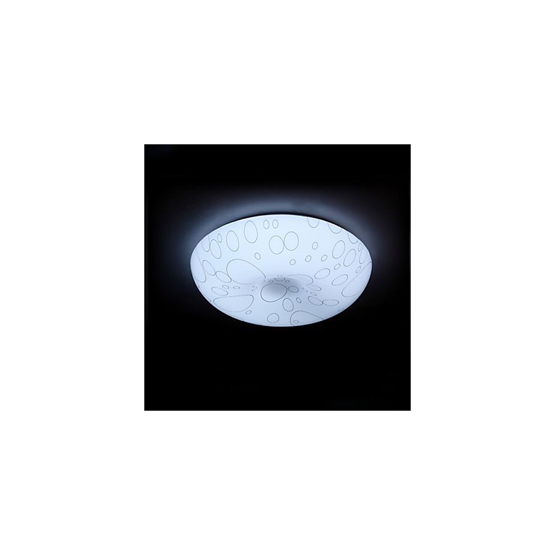 Plafoniera da soffitto 35 cm semplice moderna a cupola, 3 lampadine E26/E27