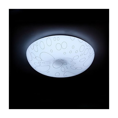 Plafoniera da soffitto 35 cm semplice moderna a cupola, 3 lampadine E26/E27