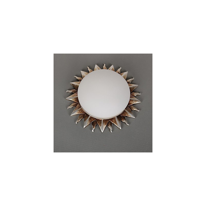 Plafoniera a filo LED girasoli cartoon in vetro 26×8 cm