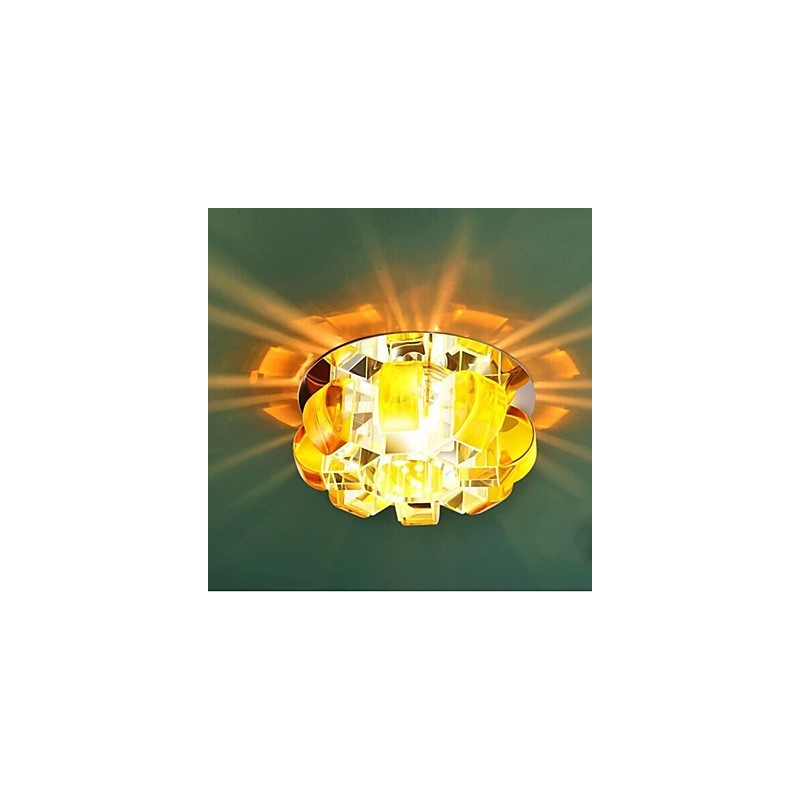 Plafoniera a filo in cristallo 12*4.5 cm Smd CreativeTube con 3 lampadine