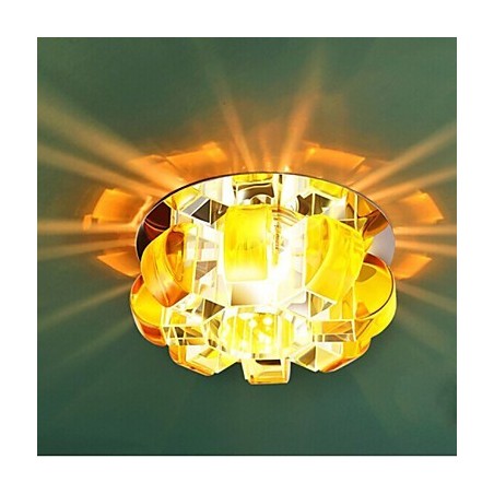 Plafoniera a filo in cristallo 12*4.5 cm Smd CreativeTube con 3 lampadine
