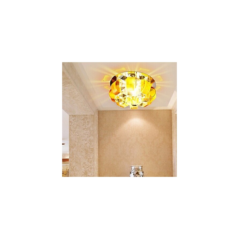 Plafoniera a filo in cristallo 12*4.5 cm Smd CreativeTube con 3 lampadine