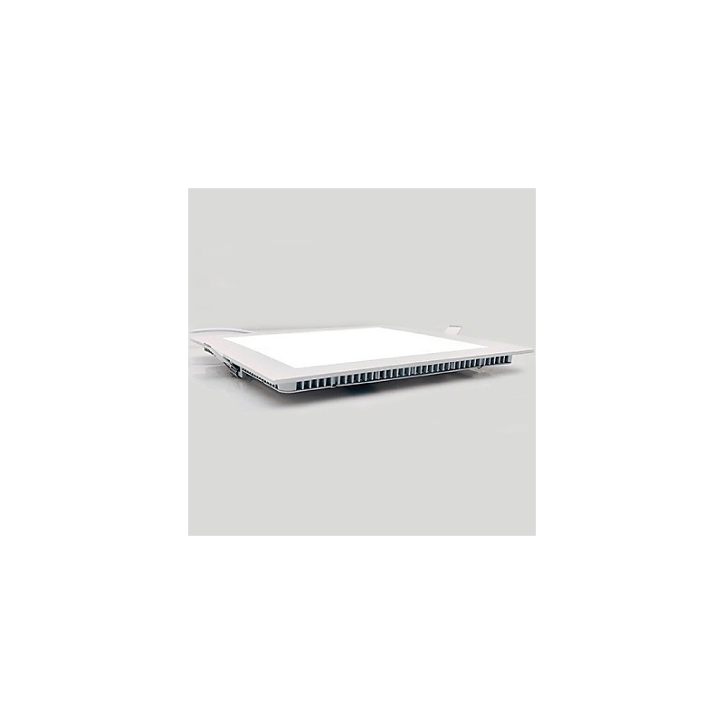 Plafoniera LED a filo moderna/contemporanea in metallo con finitura pittura, 12 W, luce bianca calda/bianca