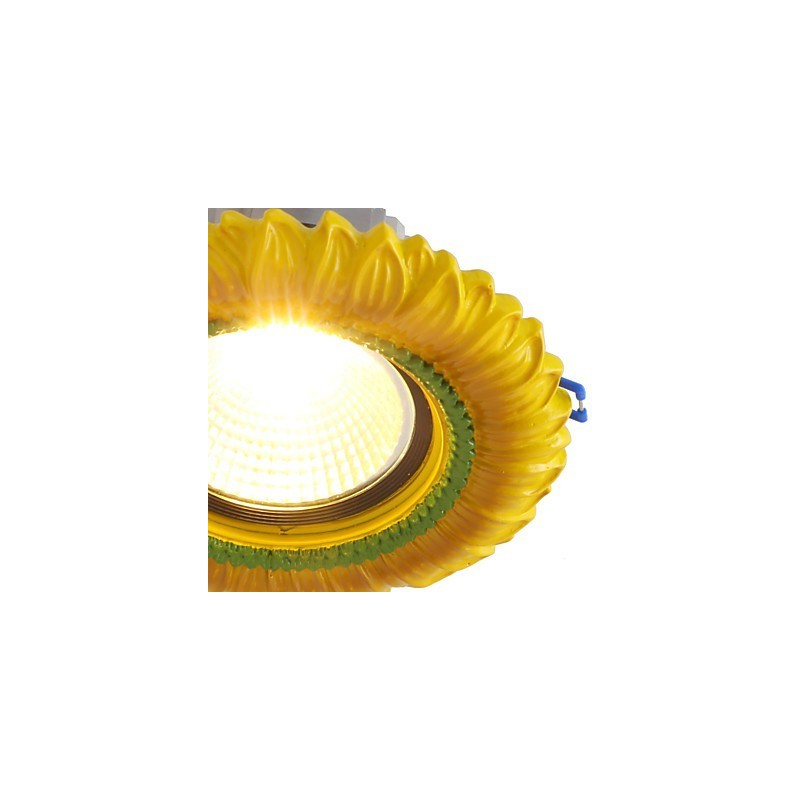 Lampada da soffitto LED 1 W retrò mediterranea, foro 6,7 cm