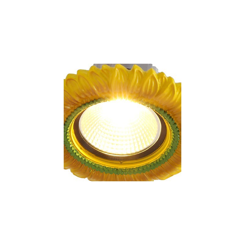 Lampada da soffitto LED 1 W retrò mediterranea, foro 6,7 cm