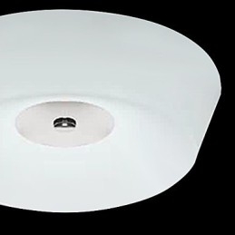 Plafoniera LED da soffitto moderna cromata in metallo 77 W