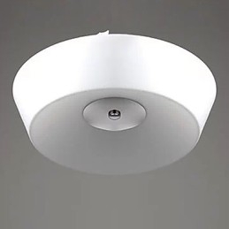 Plafoniera LED da soffitto moderna cromata in metallo 77 W