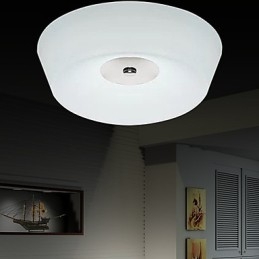 Plafoniera LED da soffitto moderna cromata in metallo 77 W