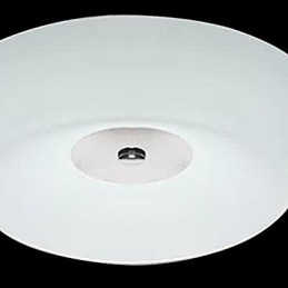 Plafoniera LED da soffitto moderna cromata in metallo 77 W
