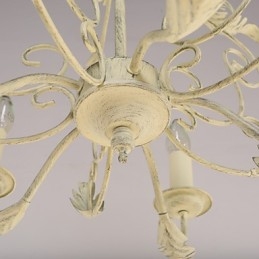 Lampadario a sospensione in stile europeo, semplice e moderno, multicolore, 5 luci